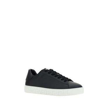 Versace Black Rubber Low Top Sneakers