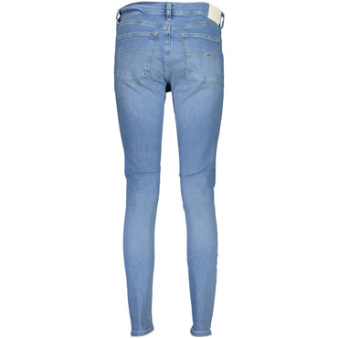 Tommy Hilfiger Blue Cotton Women Skinny Jean