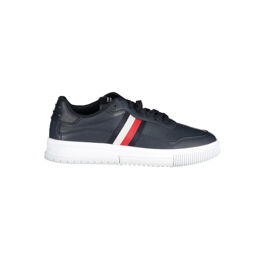 Tommy Hilfiger Blue Leather Men Sneaker