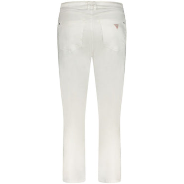 Guess Jeans White Cotton Women Skinny Jean