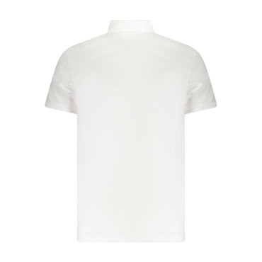 Calvin Klein White Cotton Men Polo Shirt