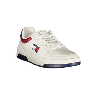 Tommy Hilfiger White Leather Men Sneaker
