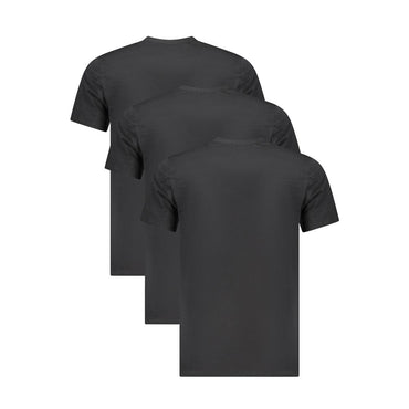 Calvin Klein Black Cotton Men T-Shirt