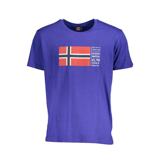 Norway 1963 Blue Cotton Men T-Shirt