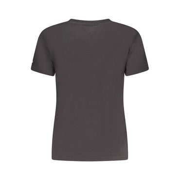 Tommy Hilfiger Black Cotton Women T-Shirt
