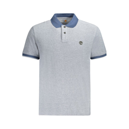Timberland Blue Cotton Polo Shirt