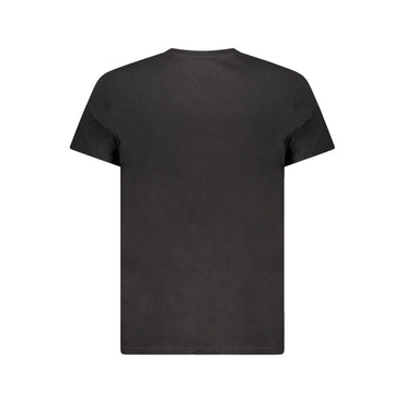 Tommy Hilfiger Black Cotton Men T-Shirt