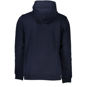Tommy Hilfiger Blue Cotton Men Sweater with Hood