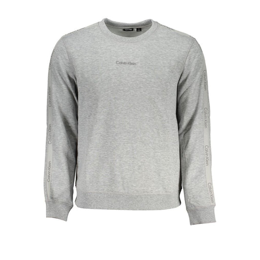 Calvin Klein Gray Polyester Men Sweater