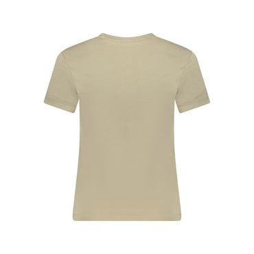Guess Jeans Beige Cotton Women T-Shirt
