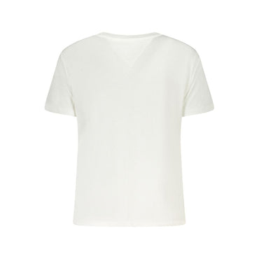 Tommy Hilfiger White Cotton Women T-Shirt