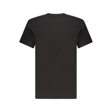 Tommy Hilfiger Black Cotton Men T-Shirt