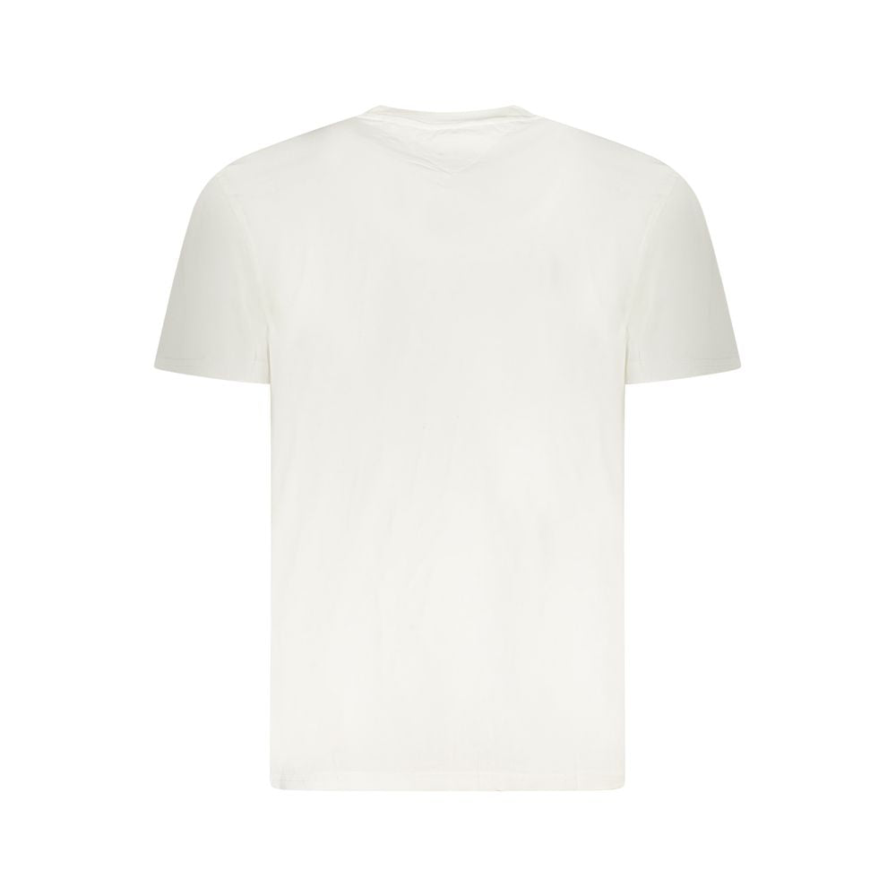 Tommy Hilfiger White Cotton Men T-Shirt