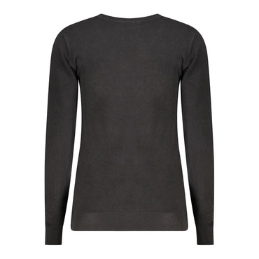 Guess Jeans Black Viscose Women Sweater