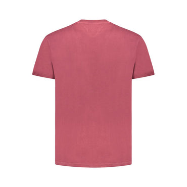 Tommy Hilfiger Red Cotton Men T-Shirt
