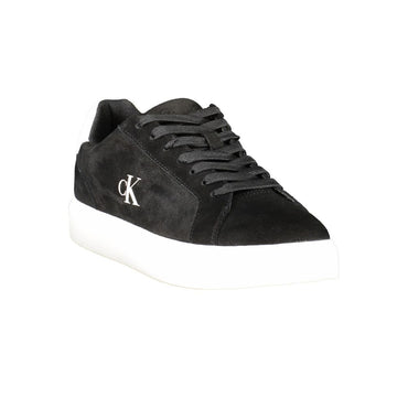 Calvin Klein Black Leather Men Sneaker