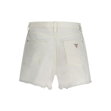 Guess Jeans White Cotton Short