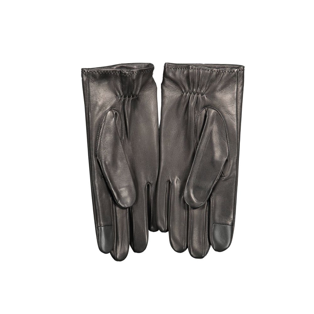 Tommy Hilfiger Black Leather Glove