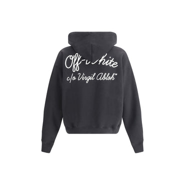 Off-White Black Cotton Sweatshirt