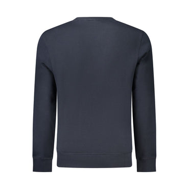 Hugo Boss Blue Cotton Sweatshirt
