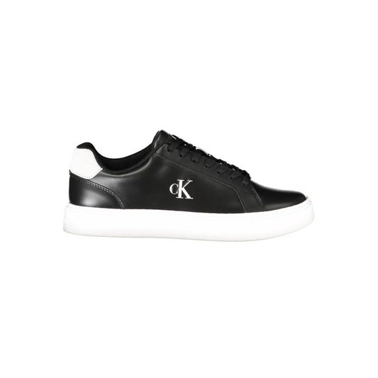 Calvin Klein Black Leather Men Sneaker
