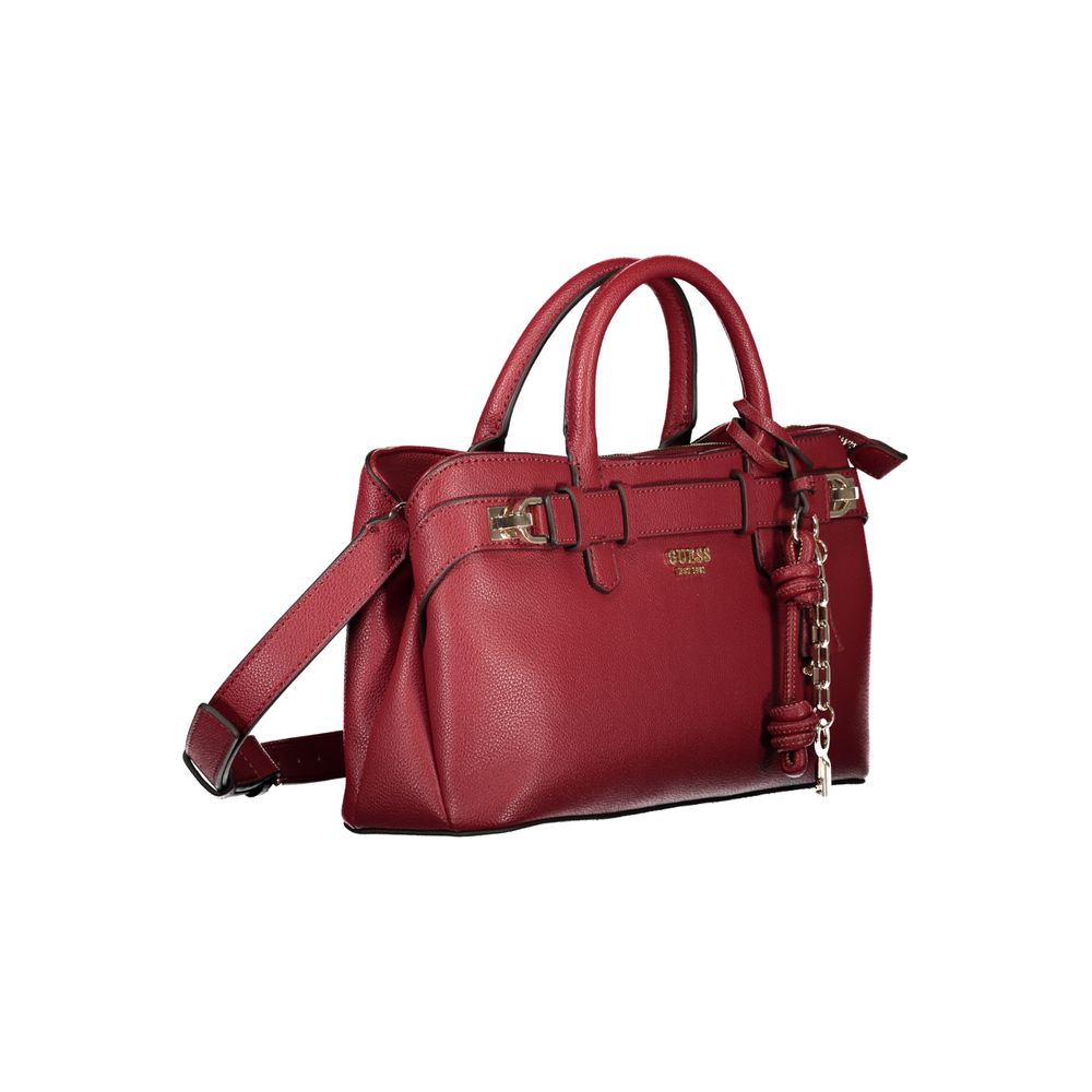 Guess Jeans Red Polyethylene Handbag