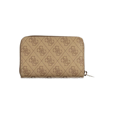 Guess Jeans Beige Polyethylene Women Wallet