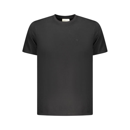 Calvin Klein Black Cotton Men T-Shirt