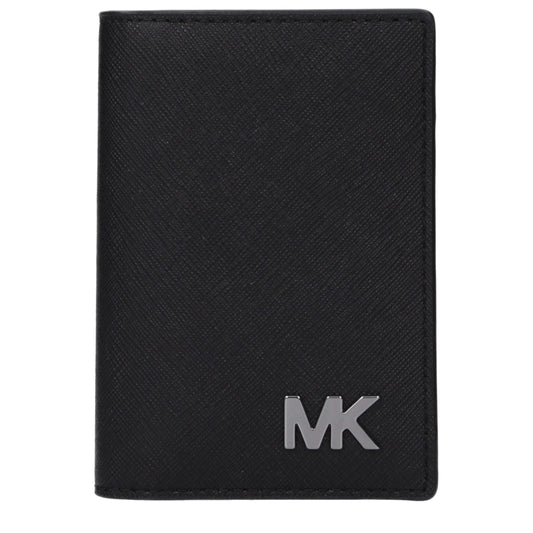 Michael Kors Black Fabric Cardholder