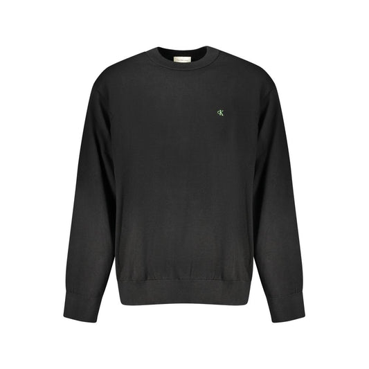 Calvin Klein Black Cotton Men Sweater