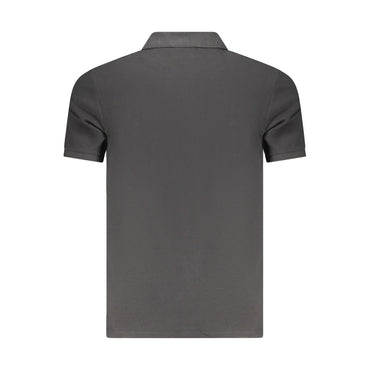 Calvin Klein Black Cotton Polo Shirt