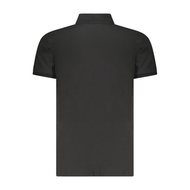 Calvin Klein Black Cotton Men Polo Shirt
