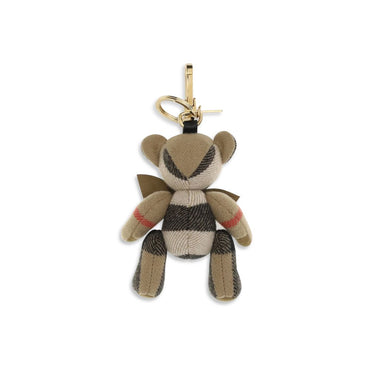 Burberry Beige Cashmere Keychain