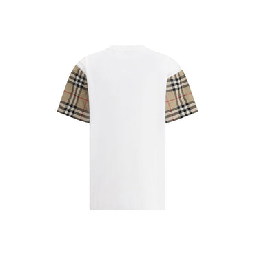 Burberry White Cotton T-Shirt