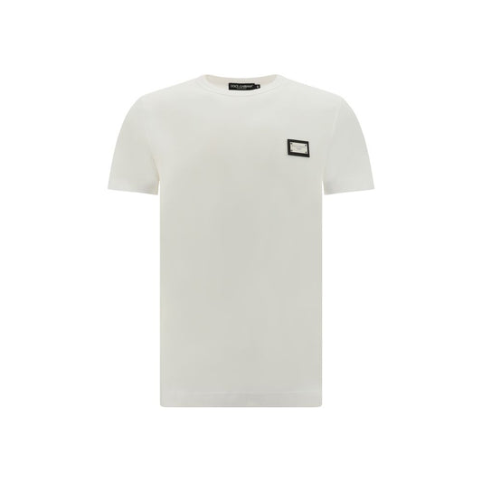 Dolce & Gabbana White Cotton T-Shirt