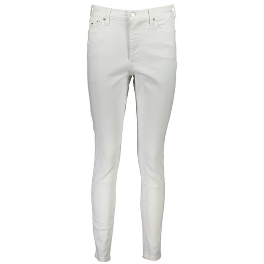 Tommy Hilfiger White Cotton Women's Jean