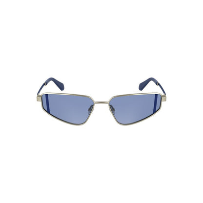 Calvin Klein Gray Metal Women Sunglasses