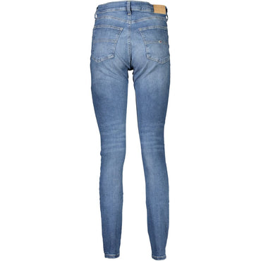 Tommy Hilfiger Blue Cotton Women's Skinny Jean