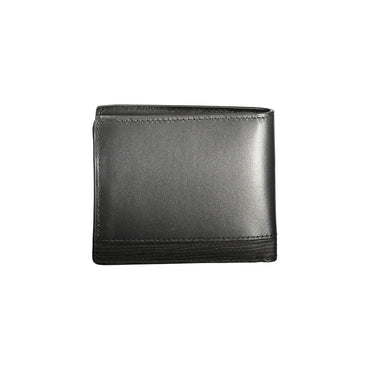 Tommy Hilfiger Black Leather Men Wallet