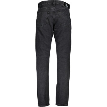 Calvin Klein Black Cotton Men Jeans