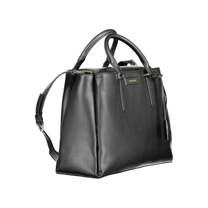 Calvin Klein Black Recycled Polyester Women Handbag