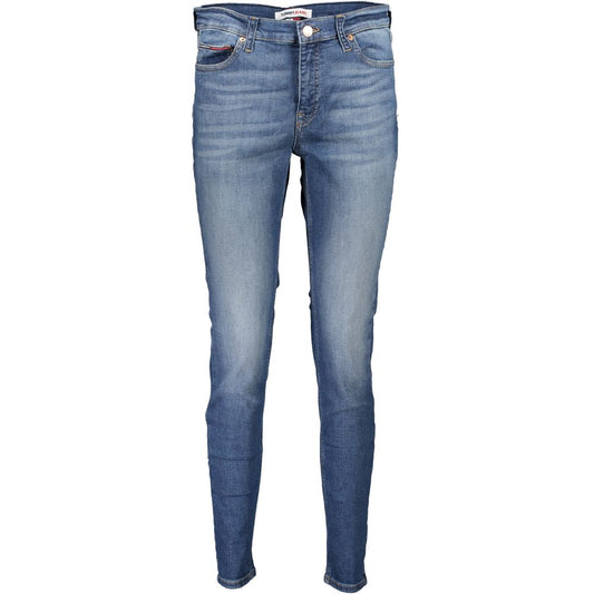 Tommy Hilfiger Blue Cotton Women Skinny Jean