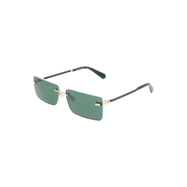 Calvin Klein Green Metal Women Sunglass