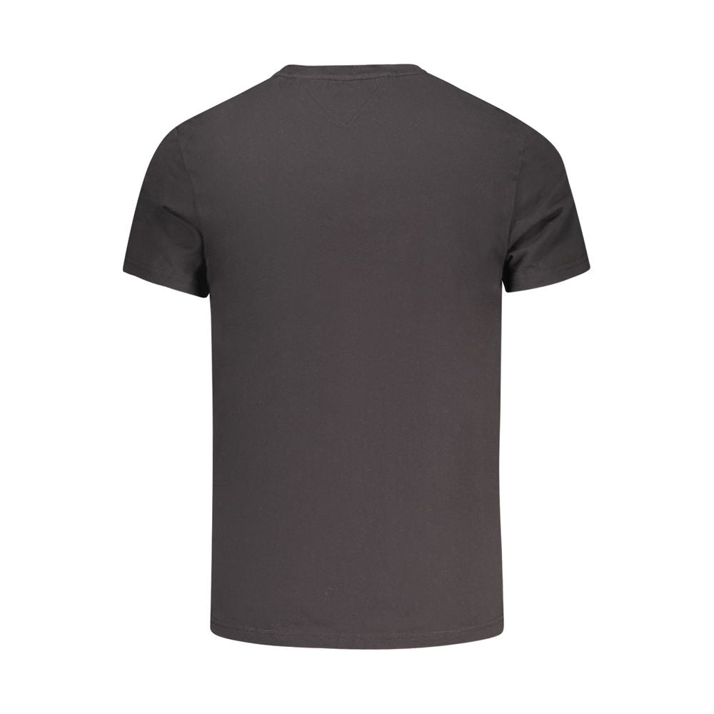 Tommy Hilfiger Black Cotton Men T-Shirt