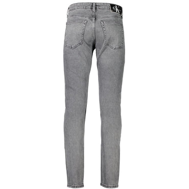Calvin Klein Gray Cotton Men Jeans