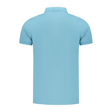 Norway 1963 Light Blue Cotton Men Polo Shirt