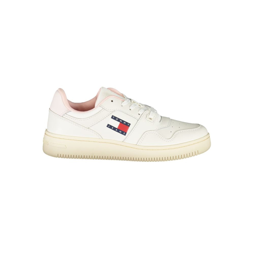 Tommy Hilfiger White Leather Women Sneaker
