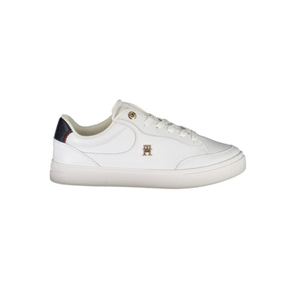 Tommy Hilfiger White Leather Women Sneaker