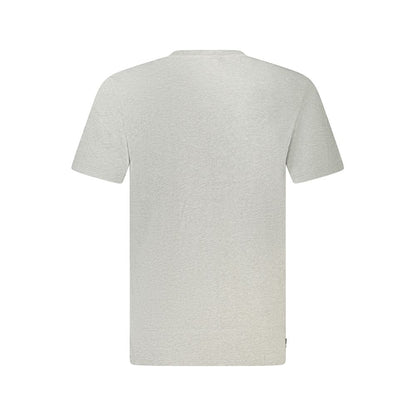 Timberland Gray Cotton Men T-Shirt