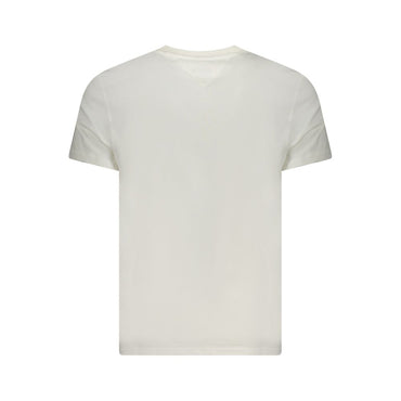 Tommy Hilfiger White Cotton Men T-Shirt